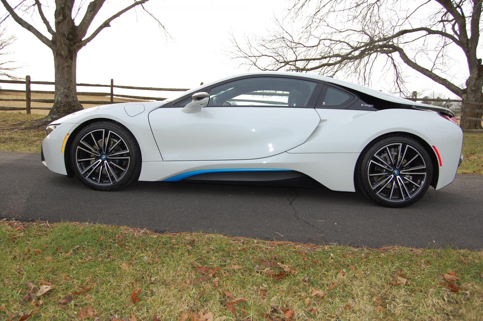 2019 White /Brown Leather BMW i8 (WBY2Z4C50KV) with an 3 cylinder Turbo/ Electric drive engine, Automatic transmission, located at 6528 Lower York Road, New Hope, PA, 18938, (215) 862-9555, 40.358707, -74.977882 - Here we have a beautiful looking and driving 2019 BMW i8 with 7,497 miles. This BMW has a 3 cylinder turbo gas engine with electric motors putting power to all four wheels via an automatic transmission. The interior offers brown leather, keyless entry, cruise control, tilt steering wheel, power wind - Photo#44